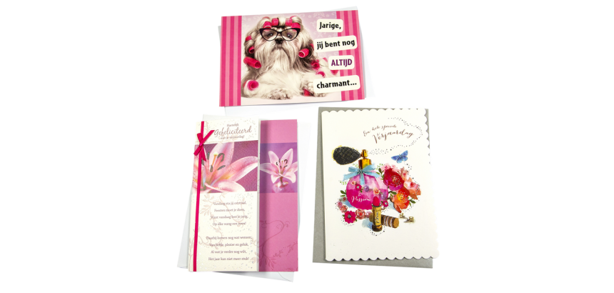 Glückwunschkarte Paperclip Set Nachfüllpack Geburtstag Frau 6 Karten