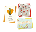 Greeting card Paperclip set refills speaker 6 cards