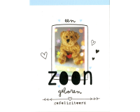 Carte de voeux Paperclip set recharge naissance fils 6 cartes