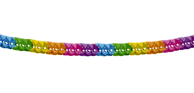 Haza Retro Paper Garland 6m