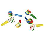 Sifflet enroulé Haza assorti 6 pièces