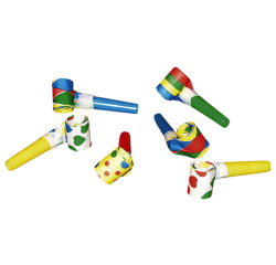 Sifflet enroulé Haza assorti 6 pièces