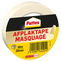 Ruban de masquage Pattex 25mmx50m crème