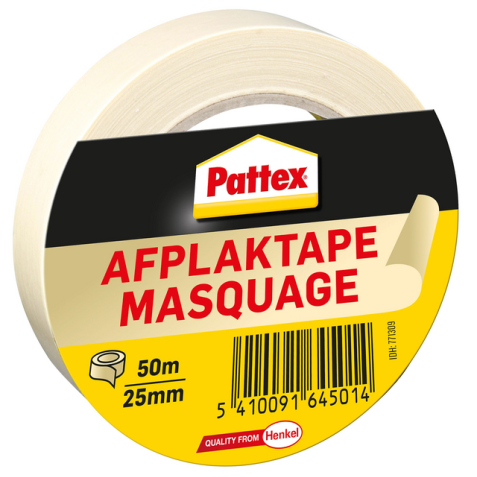 Ruban de masquage Pattex 25mmx50m crème