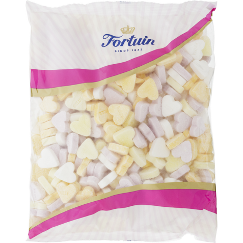 Snoep Fortuin vruchtenhartjes 1kg