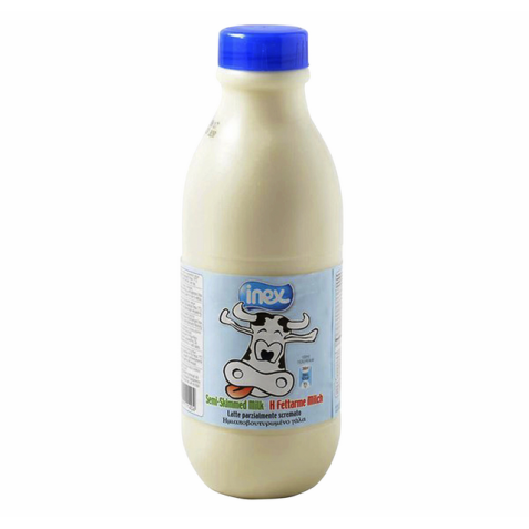 Lait Inex demi-écrémé 1 L - Carton de 12