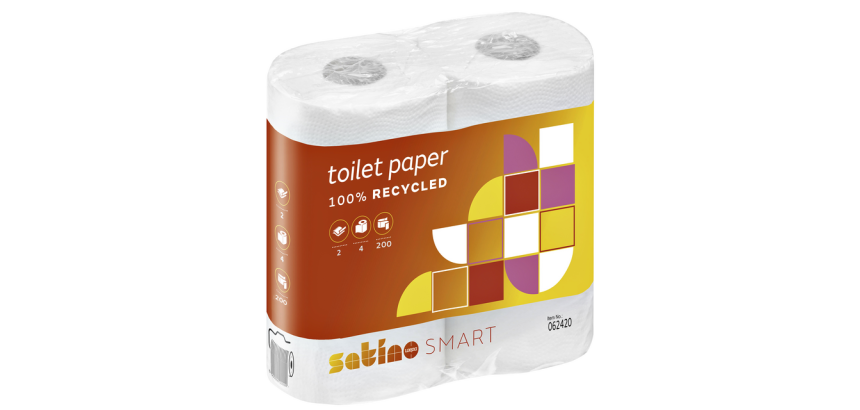 Papier toilette Satino Smart  MT1 062420 2 épaisseurs 200 feuilles blanc