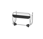 Poetspapierdispenser Satino CR1 muurstandaard zilver 332380