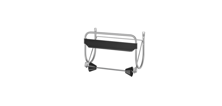 Poetspapierdispenser Satino CR1 muurstandaard zilver 332380