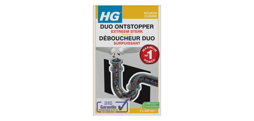 Déboucheur canalisation HG Cuisine Duo 2x 500ml