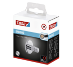 Crochet serviette tesa® Smooz métal chromé brillant autocollant