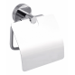 Dérouleur papier toilette tesa® Smooz métal chromé brillant avec couvercle