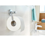 Toilet paper holder with adhesive Tesa, chrome