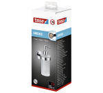 Distributeur pompe savon tesa® Smooz métal chromé brillant autocollant