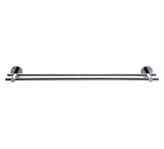 tesa® Smooz double towel holder, shiny chrome-plated metal, self-adhesive