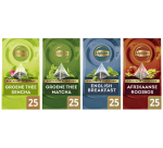 Thé vert mandarine-orange Lipton Exclusive Selection - Boîte de 25 sachets pyramides