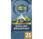 Thé noir English Breakfast Lipton Exclusive Selection - Boîte de 25 sachets pyramides
