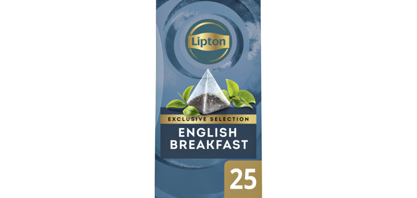 Thé noir English Breakfast Lipton Exclusive Selection - Boîte de 25 sachets pyramides
