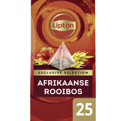 Infusion African Rooibos Lipton Exclusive - Caja de 25 saquitos