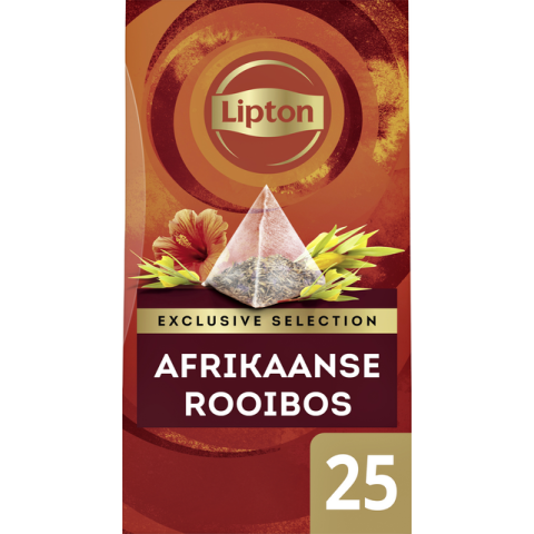 Infusion African Rooibos Lipton Exclusive - Caja de 25 saquitos