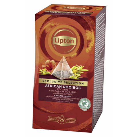 Infusion African Rooibos Lipton Exclusive - Boîte de 25 sachets