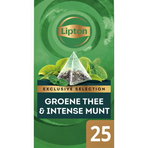 Thee Lipton Exclusive groene thee munt 25x2gr