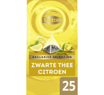Thé noir citron Lipton Exclusive Selection - Boîte de 25 sachets pyramides
