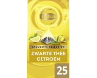 Thé noir citron Lipton Exclusive Selection - Boîte de 25 sachets pyramides