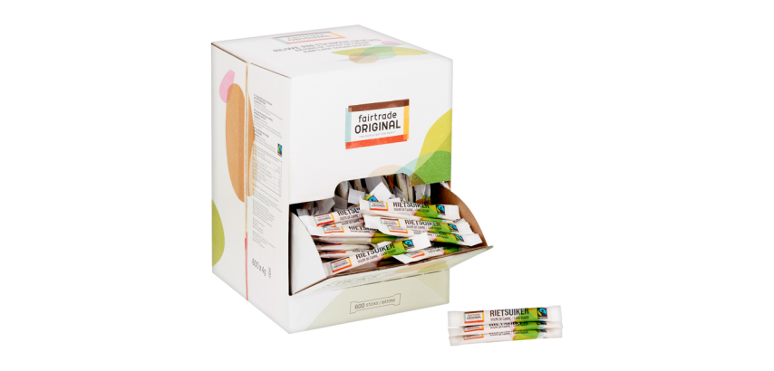 Sticks de sucre Fair Trade Original 4g 600 pièces