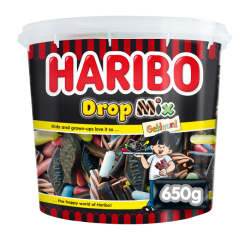 Drop Haribo mix gekleurd 650 gram