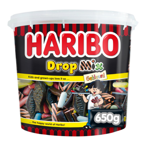 Réglisse coloré assorti Haribo 650g