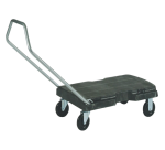 Chariot de transport Rubbermaid Triple Trolley pliable 227kg noir