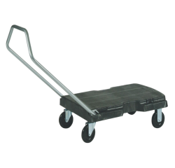 Transportkar Rubbermaid Triple Trolley inklapbaar 225kg zwart