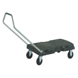 Chariot de transport Rubbermaid Triple Trolley pliable 225kg noir