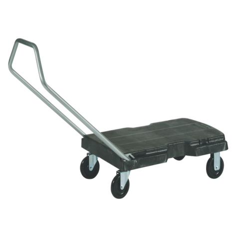 Chariot de transport Rubbermaid Triple Trolley pliable 225kg noir