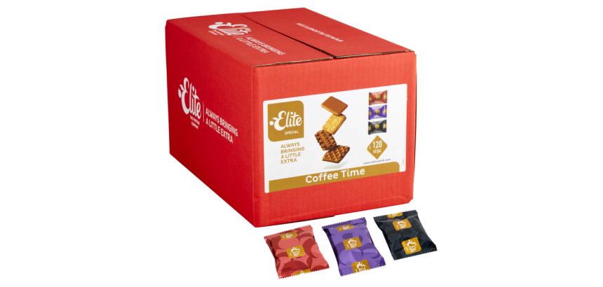 Assortiment de biscuits Coffee Time Elite - Carton de 120