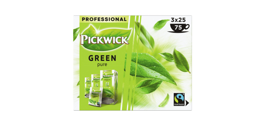 Pickwick Pure Fair Trade Green Tea 25x 1.5g