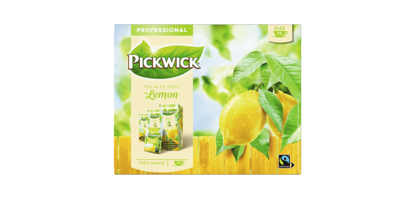 Thé Pickwick Fair Trade citron 25x 1,5g