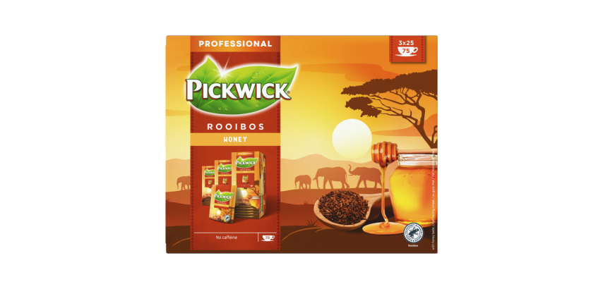 Thé Pickwick rooibos miel 25x 1,5g