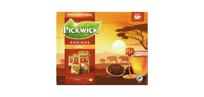 Thé Pickwick rooibos miel 25x 1,5g