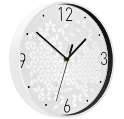 Horloge murale Leitz WOW blanc