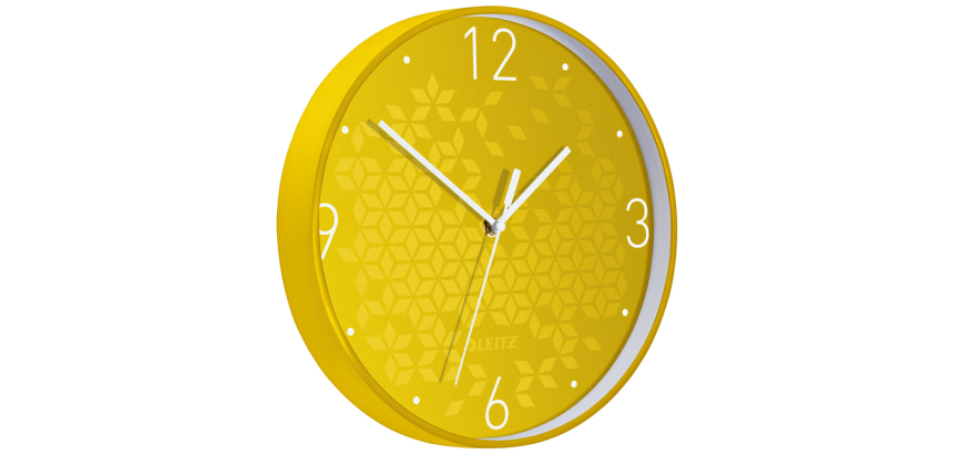 Leitz WOW yellow wall clock