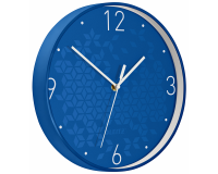 Wandklok Leitz WOW Ø29cm blauw