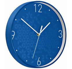 Horloge murale Leitz WOW bleu