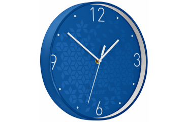 Horloge murale Leitz WOW bleu