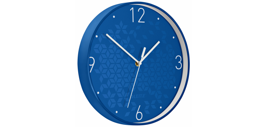 Horloge murale Leitz WOW bleu