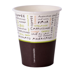 Gobelet Sensations 220ml Ø80mm PLA carton 1000 pièces