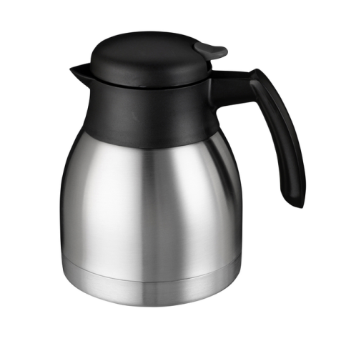 Thermoskan Bravilor dubbelwandig 1 liter RVS zwart