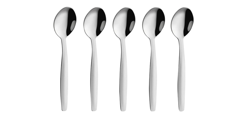 Cuillère à thé inox 112mm boîte 48 pièces