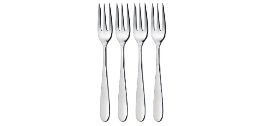 Stainless steel cake fork